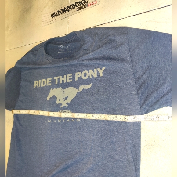 FORD MUSTANG Vtg Retro Muscle Car Logo T-Shirt Mens Size Large - Picture 4 of 4